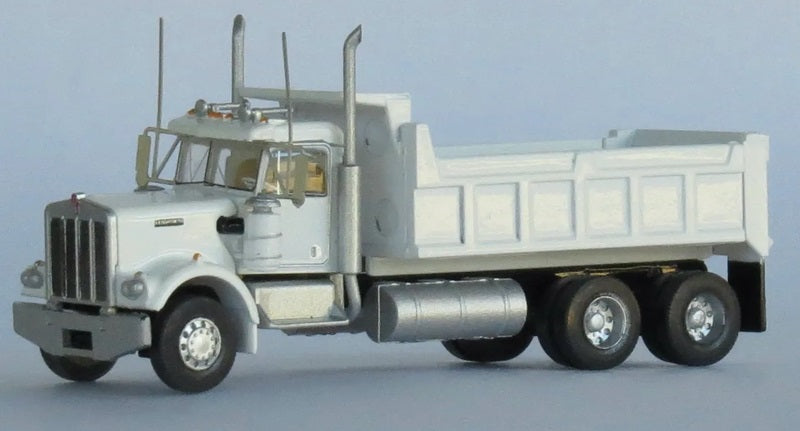 Kenworth W900 Dump Truck - Assembled -- White