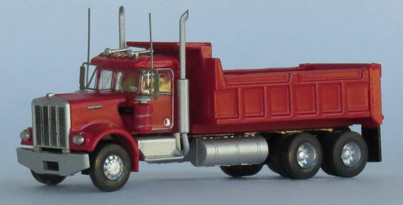 Kenworth W900 Dump Truck - Assembled -- Red