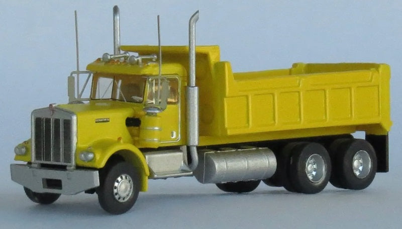 Kenworth W900 Dump Truck - Assembled -- Yellow