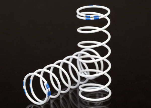 Traxxas 7449 Spring, shock, White (GTR xx-long) (1.004 Rate - Blue) (1 pair) - TRA7449
