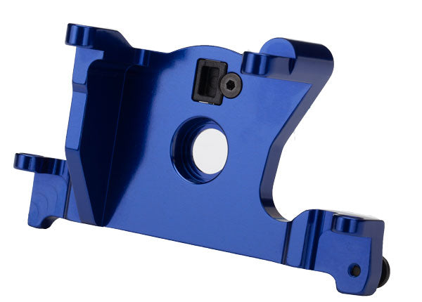 Traxxas 7460R Motor Mount , 6061-T6 aluminum (blue-anodized) - TRA7460R
