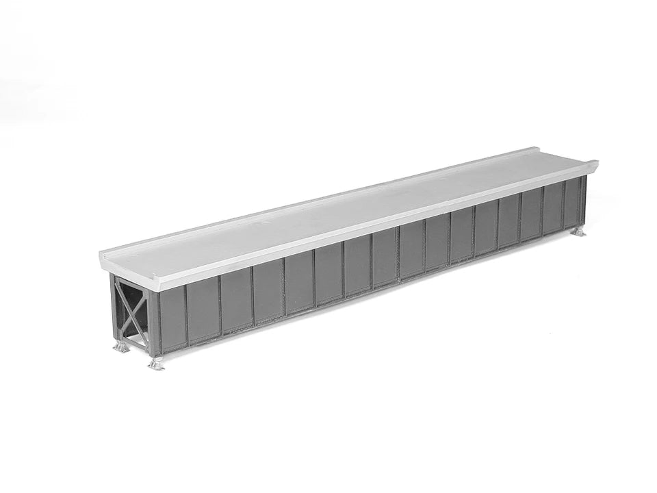 Micro Engineering 75-506 HO Deck-Girder Bridge w/Ballasted Deck - Kit -- 85 Scale Feet Long