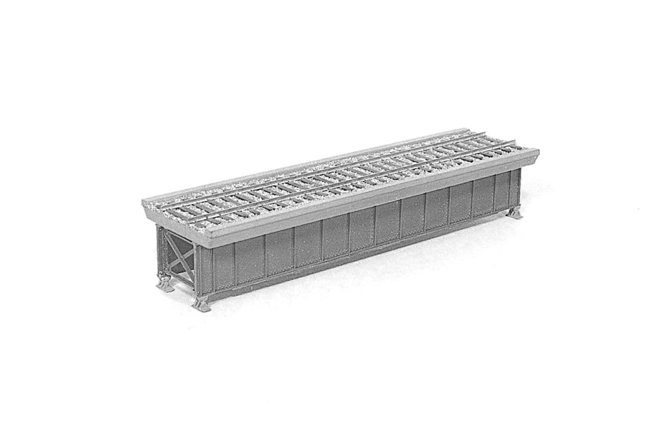 Micro Engineering 75-507 HO Deck-Girder Bridge w/Ballasted Deck - Kit -- HO 50' - 7 x 1-13/16" 18 x 4.5cm