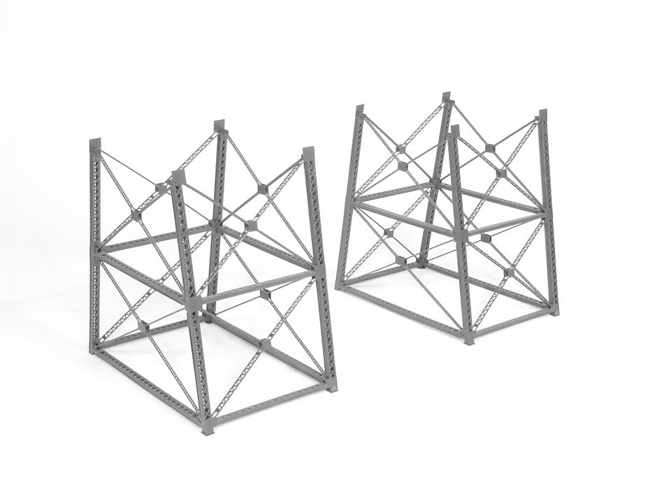 Micro Engineering 75-546 Tall Steel Viaduct Height Extension -- Two-Story for Two Towers