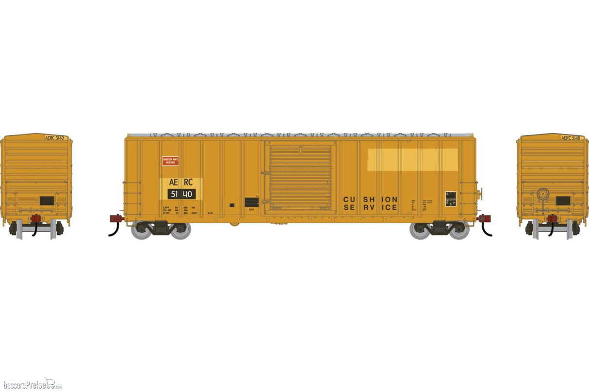 Athearn HO 50' FMC 5347 Single Door Box Car, Primed For Grime Albany & Eastern (AERC) #5130