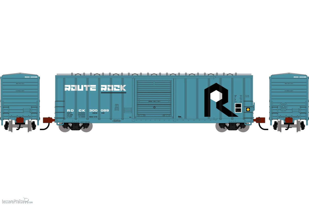 Athearn N 50' FMC 5347 Single Door Box Car, Rock Island (RI) #300089