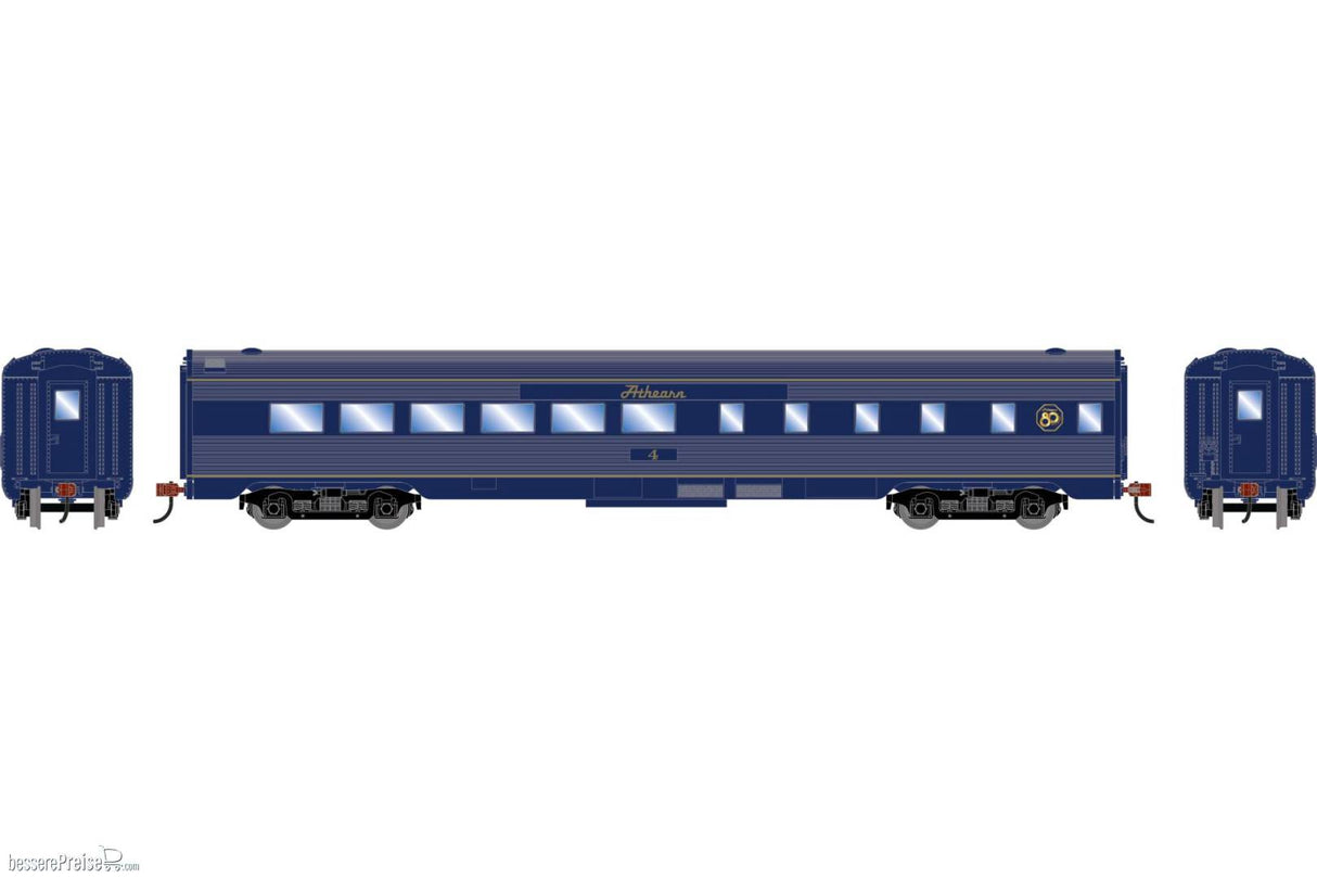 Roundhouse HO Streamline Diner Car, Athearn (ATHX) #4 80th Anniversary Limited Edition