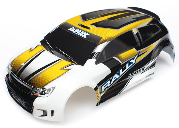 Traxxas 7512 Body, LaTrax 1/18 Rally, yellow (painted)/ decals - TRA7512