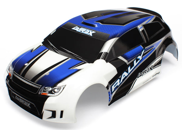 Traxxas 7514 Body, LaTrax 1/18 Rally, - Blue (painted)/ decals - TRA7514