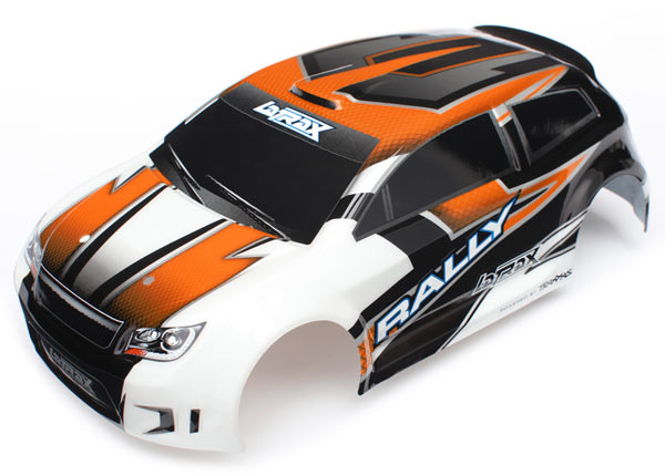 Traxxas 7517 Body, LaTrax 1/18 Rally, orange (painted)/ decals - TRA7517