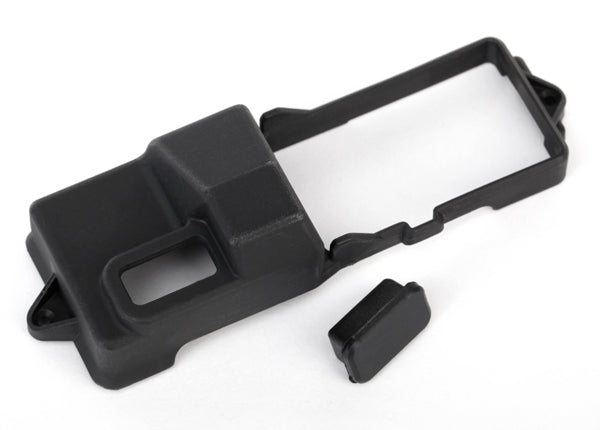 Traxxas 7524 Box , receiver / ESC Mount / rubber plug / adhesive foam tape (2) - TRA7524