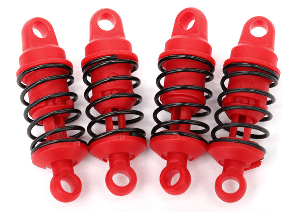 Traxxas 7560 Shocks, oil-less (assembled with Springs) (4) - TRA7560