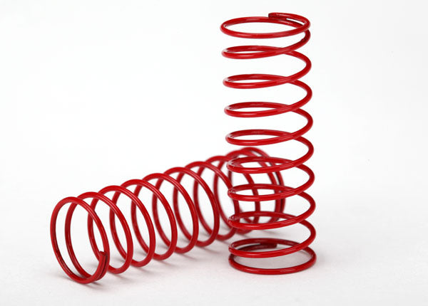 Traxxas 7666 Spring, shock (red) (GTR) (0.314 Rate) (1 pair) - TRA7666