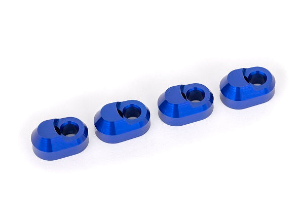 Traxxas 7743-BLUE Suspension pin retainer, 6061-T6 aluminum (blue-anodized) (4)