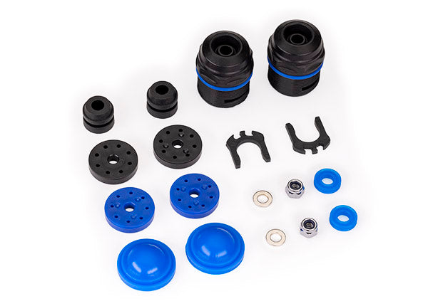 Traxxas 7762X Rebuild kit, GTX shocks (Lower cartridge, assembled, pistons, piston nuts, bladders) (renews 2 shocks) - TRA7762X