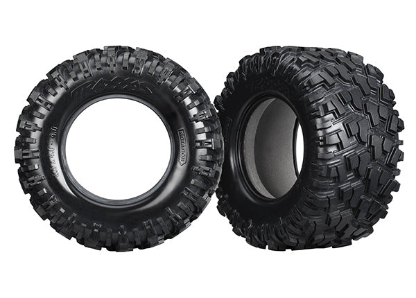 Traxxas 7770X Tires, Maxx AT (left & right) (2)/ foam Inserts (2) - TRA7770X