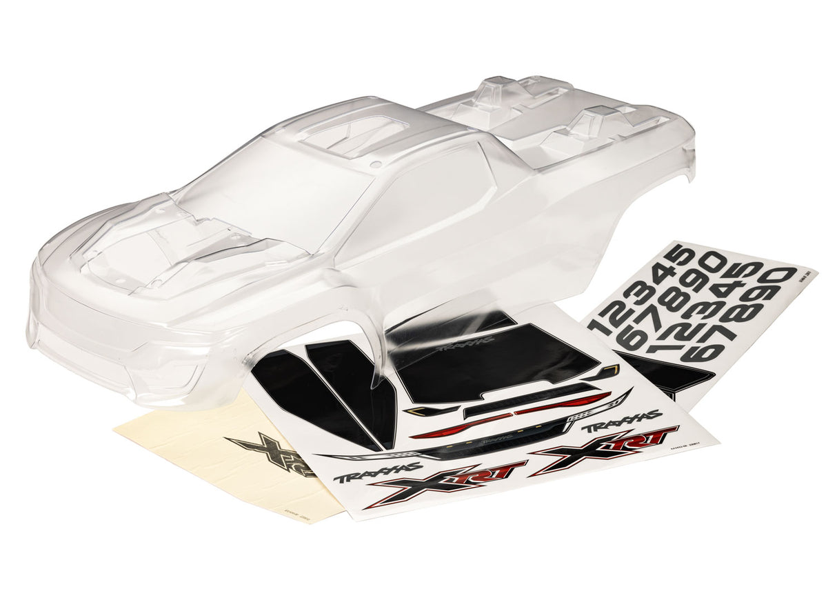 Traxxas 7812 Body, XRT (Clear, untrimmed, requires painting)/ window masks/ Decal Sheet - TRA7812