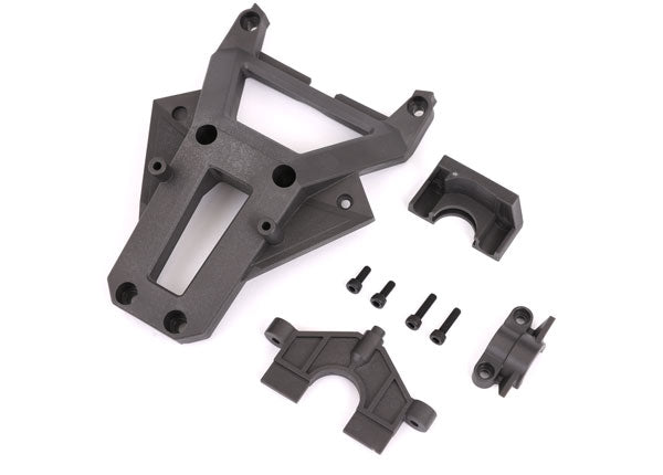 Traxxas 7820 Servo Mount/ bulkhead cover/ Chassis Brace/ Steering cover /3x12mm CS (2) - TRA7820