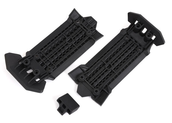 Traxxas 7844 Skid Plate, Front (1), Rear (1)/ rubber impact cushion (1) - TRA7844