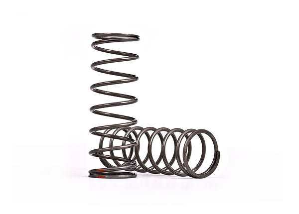 Traxxas 7865 Springs, shock, medium (Natural finish) (GTX) (2.899 Rate, orange stripe) (2) - TRA7865
