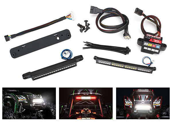 Traxxas 7885 LED light kit, Complete (includes #6590 high-voltage power amplifier) - TRA7885