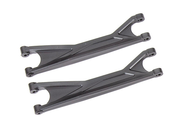Traxxas 7892 Suspension Arms, upper, black (left or right, Front or Rear) (2) (for use with #7895 X-Maxx WideMaxx suspension kit) - TRA7892