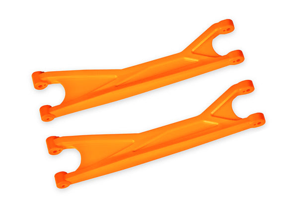 Traxxas 7892T Suspension Arms, upper, orange (left or right, Front or Rear) (2) (for use with #7895 X-Maxx WideMaxx suspension kit) - TRA7892T