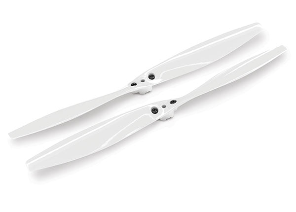 Traxxas 7927 Rotor blade set , White (2) (with Screws) - TRA7927