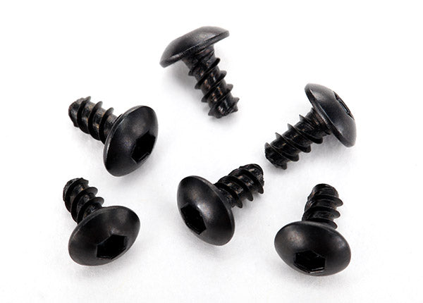 Traxxas 7944 Screws , 2.6x5mm button-head , self-tapping (Hex drive) (6) - TRA7944