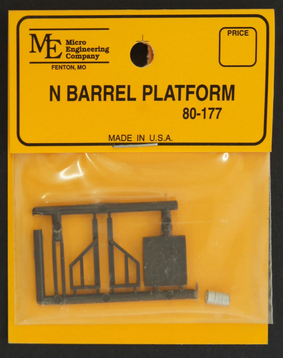 Micro Engineering 80-177 N Barrel Platform with Barrel