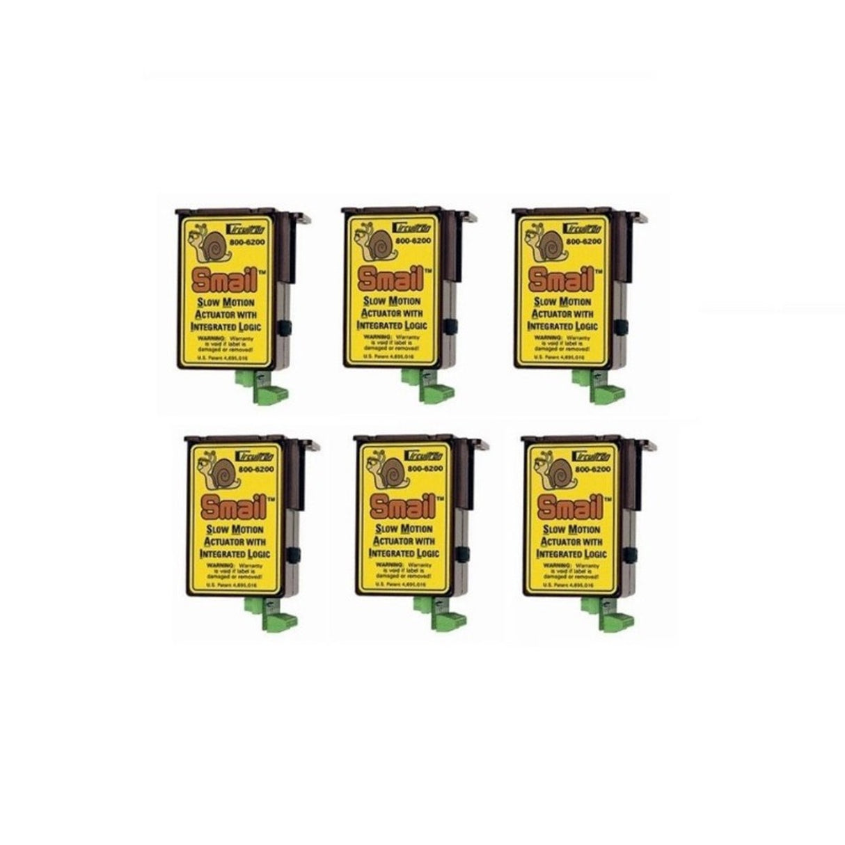 Circuitron Smail(TM) 6-Pack w/Terminal Block -- Turnout, Accessory and Signal Actuator with Internal Drivers and DCC