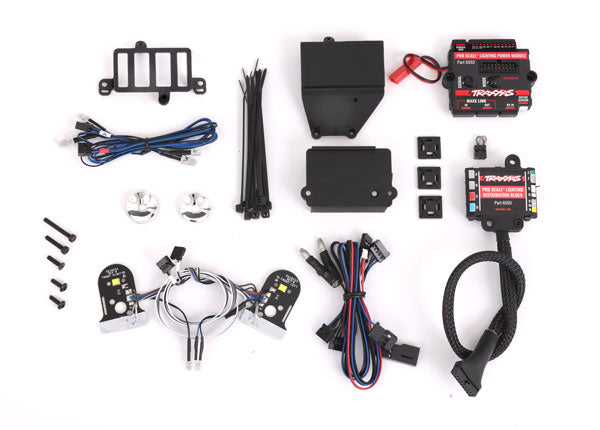 Traxxas 8038X Pro Scale LED light set, TRX-4 Chevrolet Blazer or K10 Truck (1979), Complete with power module (contains headlights, tail lights, side marker lights, & distribution block) (fits #8130 or 9212 series bodies) - TRA8038X