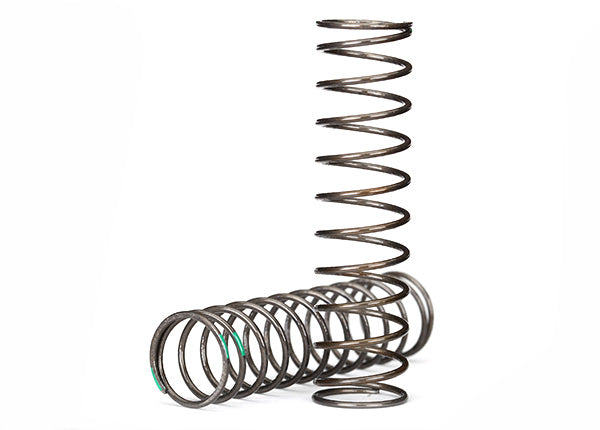 Traxxas 8040 Springs, shock (Natural finish) (GTS) (0.54 Rate, Green stripe) (2) - TRA8040