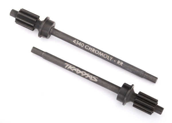 Traxxas 8061 Axle shaft, Rear, heavy duty (left & right)/ portal drive input gear, Rear (machined) - TRA8061