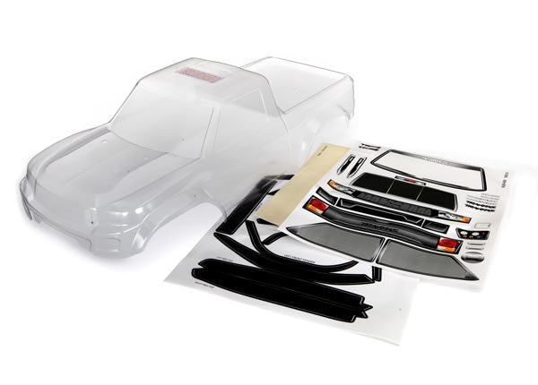 Traxxas 8111 Body, TRX-4 Sport (Clear, trimmed, requires painting)/ window masks/ Decal Sheet - TRA8111