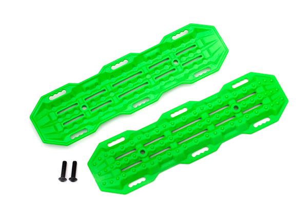 Traxxas 8121G Traction boards , Green / Mounting Hardware - TRA8121G