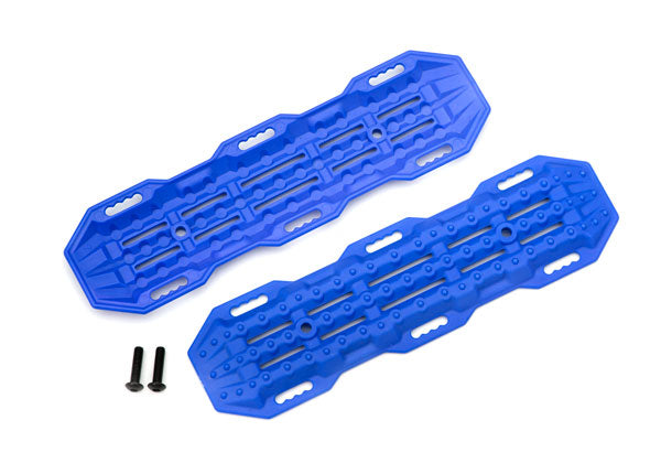 Traxxas 8121X Traction boards , - Blue / Mounting Hardware - TRA8121X