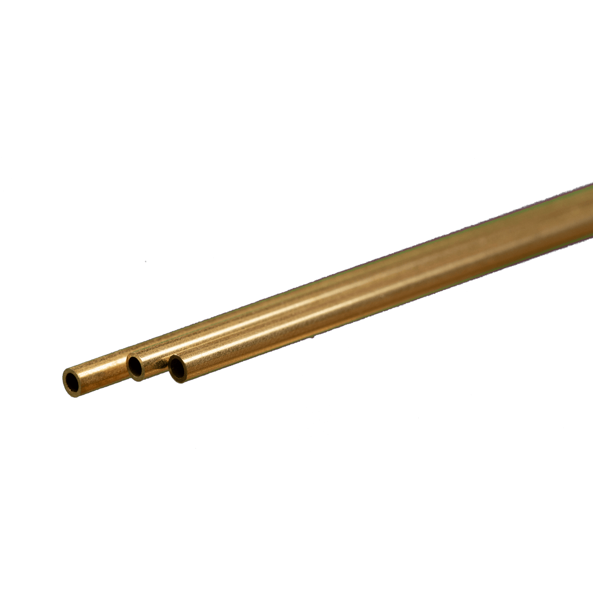 K&S Engineering Brass Tube - 12" 30cm Long -- Round 3/32" 2.38mm OD - KNS8126