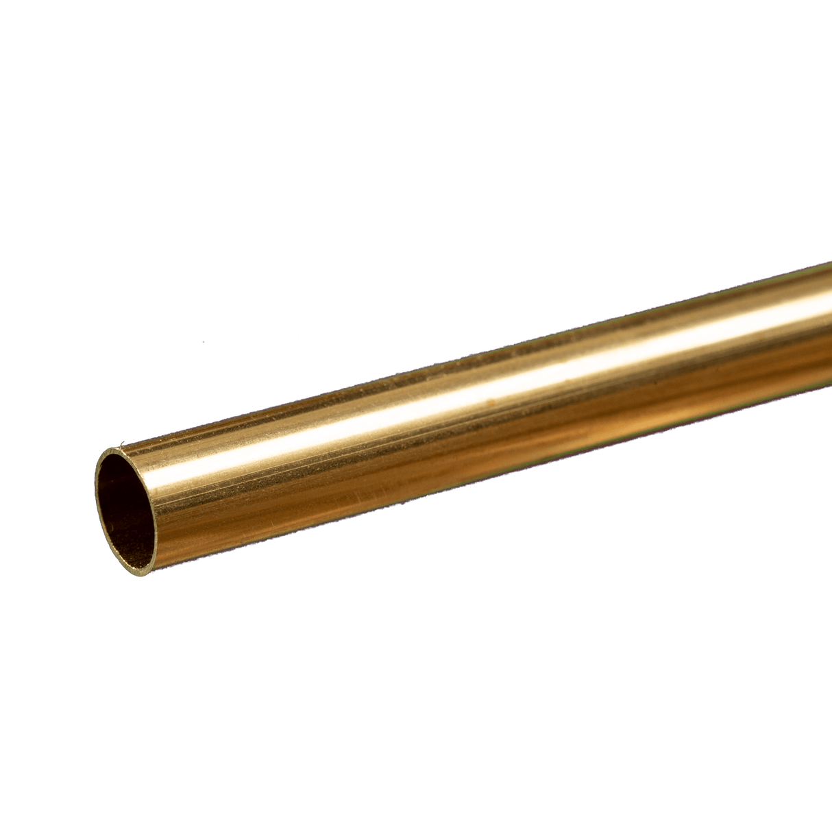 K&S Engineering Brass Tube - 12" 30cm Long -- 11/32" 8.73mm OD - KNS8134
