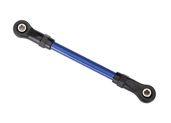 Traxxas 8144X Suspension link, Front upper, 5x68mm (1) (blue powder coated steel) (assembled with hollow balls) (for use with #8140X TRX-4 Long Arm Lift Kit) - TRA8144X