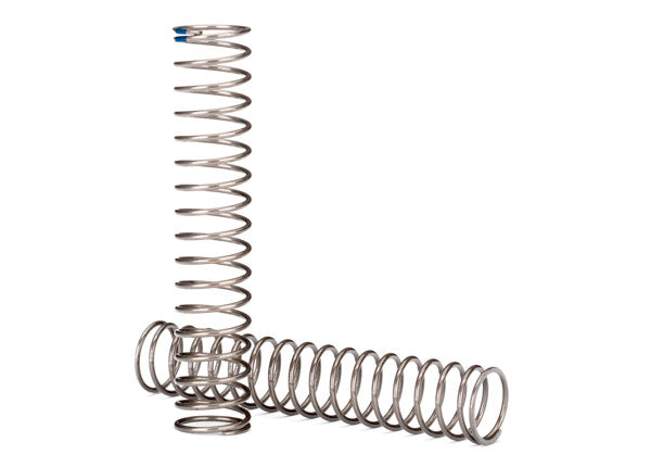 Traxxas 8157 Springs , shock , long (Natural finish) (GTS) (0.62 Rate , - Blue stripe) (for use with TRX-4 Long Arm Lift Kit) - TRA8157