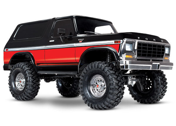 Traxxas 82046-4 TRX-4 Scale and Trail Crawler with 1979 Ford Bronco Body - Red