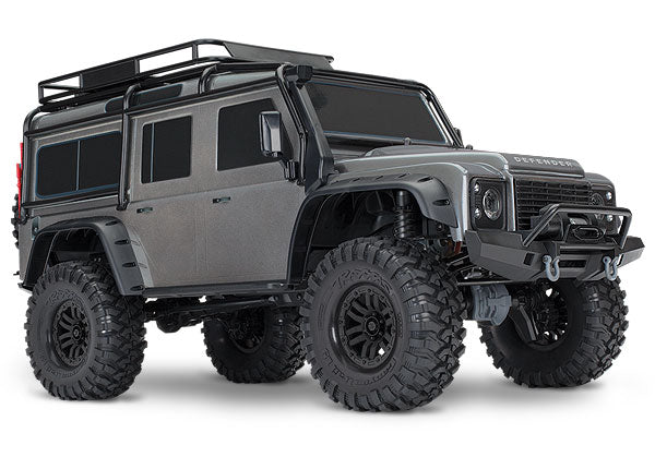 Traxxas 82056-4 TRX-4 Scale and Trail Crawler with Land Rover Defender Body - SILVER