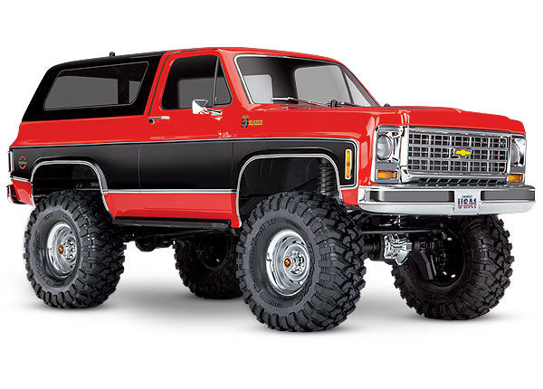 Traxxas 82076-4 TRX-4 Scale and Trail Crawler with 1979 Chevrolet Blazer Body - Red