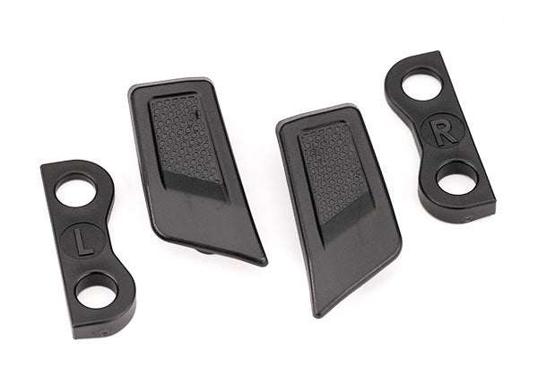 Traxxas 8212 Hood vents (left & right)/ retainers (left & right) (for clipless Body Mounting) (attaches to #8213 series bodies)