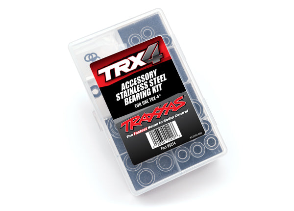 Traxxas 8214 Ball bearing kit, stainless steel, TRX-4 (Complete)