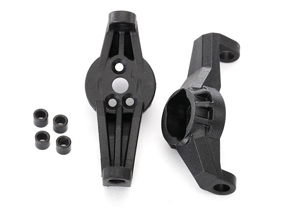 Traxxas 8232 Caster blocks (portal drive), left & right/ kingpin Bushings (4) - TRA8232