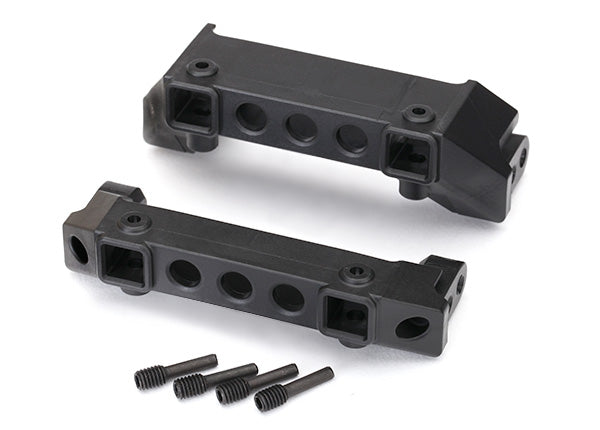Traxxas 8237 Bumper Mounts , Front & Rear / screw pins (4) - TRA8237