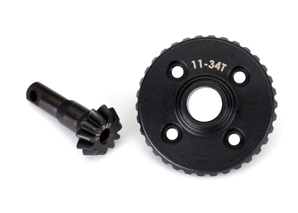 Traxxas 8279R Ring gear, Differential/ pinion gear, Differential (machined) - TRA8279R
