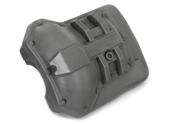 Traxxas 8280 Differential cover, Front or Rear (grey) - TRA8280